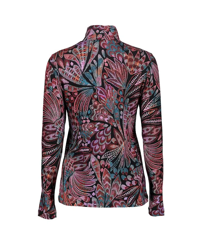 Geisha Top Jersey Allover Print