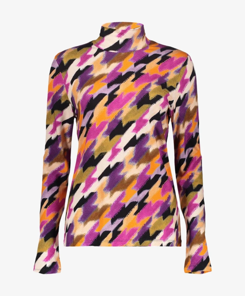Geisha Top Jersey Big Pied De Poule