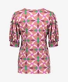 Geisha Top Print