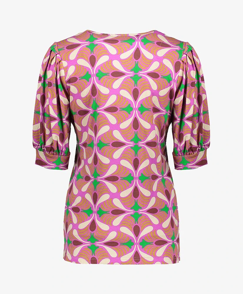 Geisha Top Print
