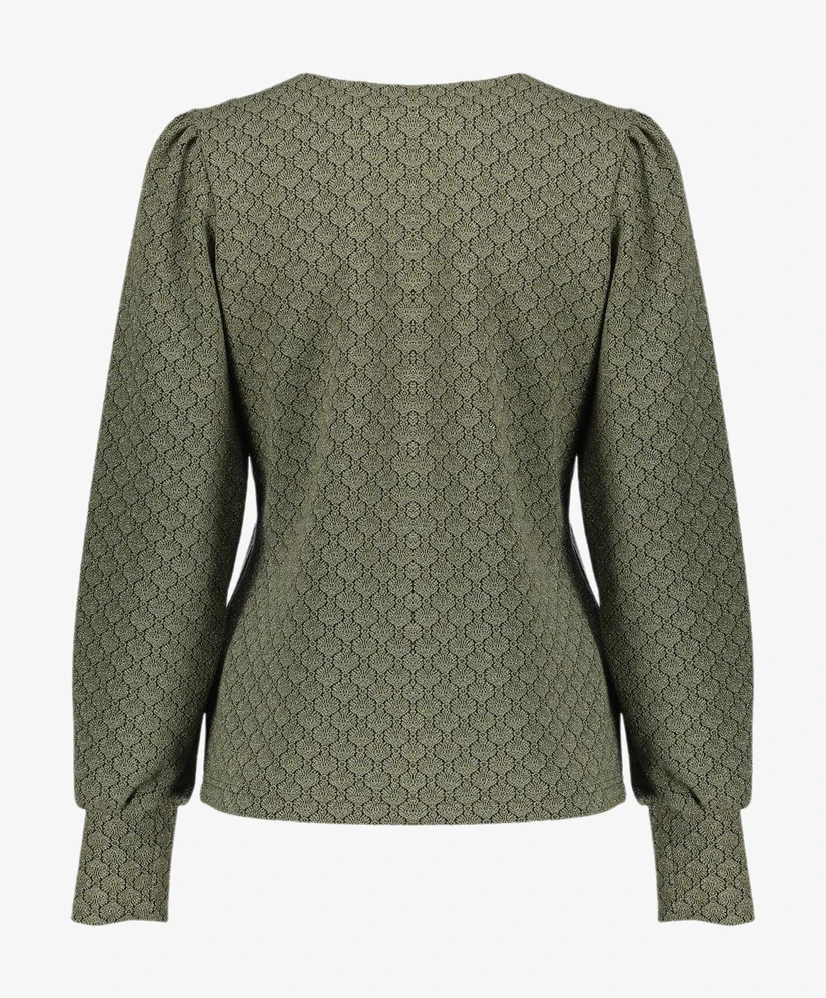 Geisha Top Print