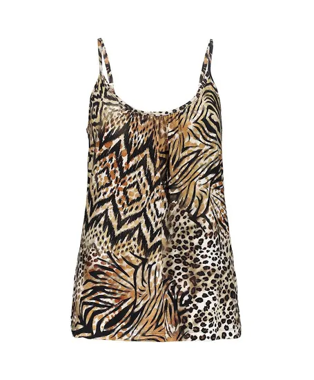 Geisha Top Singlet Animal