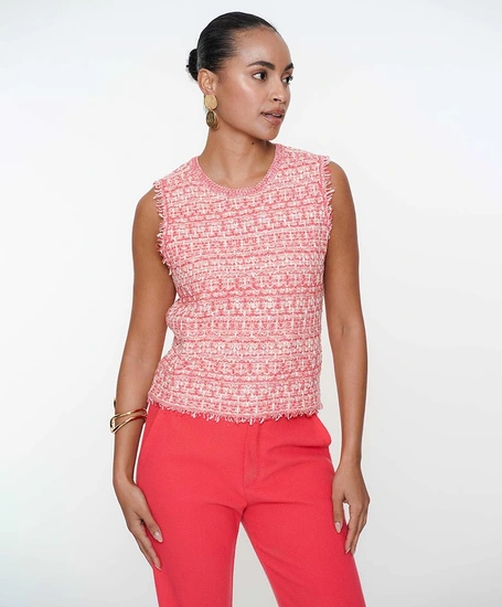 Geisha Top Tweed Stijl