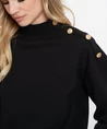 Geisha Trui Button Shoulder