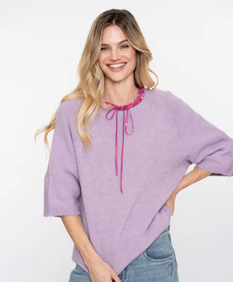 Geisha Trui Effen Loose Fit
