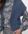 Geisha Trui LM Gilet fancy knit
