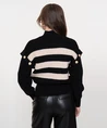 Geisha Trui LM Pullover stripe buttons