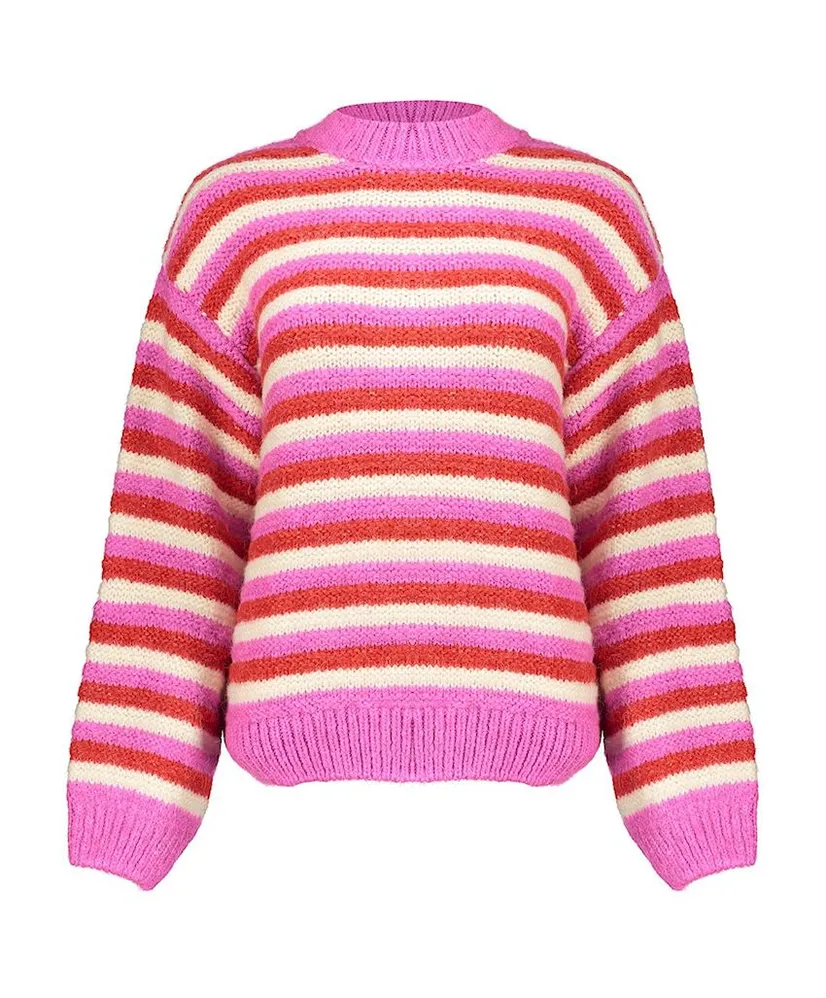 Geisha Trui Loose Knit Stripes