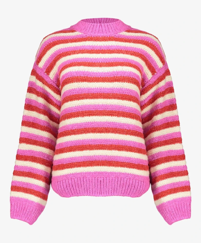 Geisha Trui Loose Knit Stripes