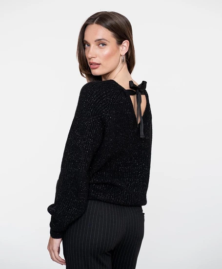 Geisha Trui Lurex Bow
