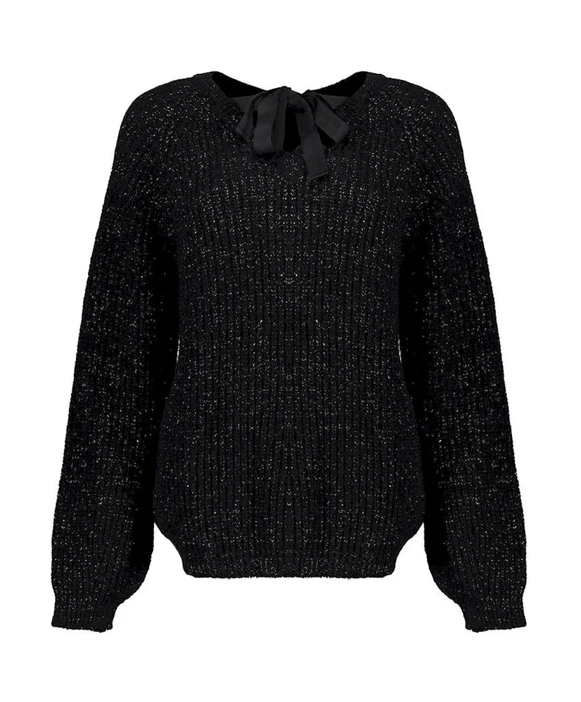 Geisha Trui Lurex Bow