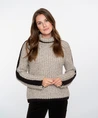 Geisha Trui Striped Sleeve