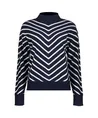 Geisha Trui Stripes Turtleneck