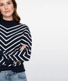Geisha Trui Stripes Turtleneck