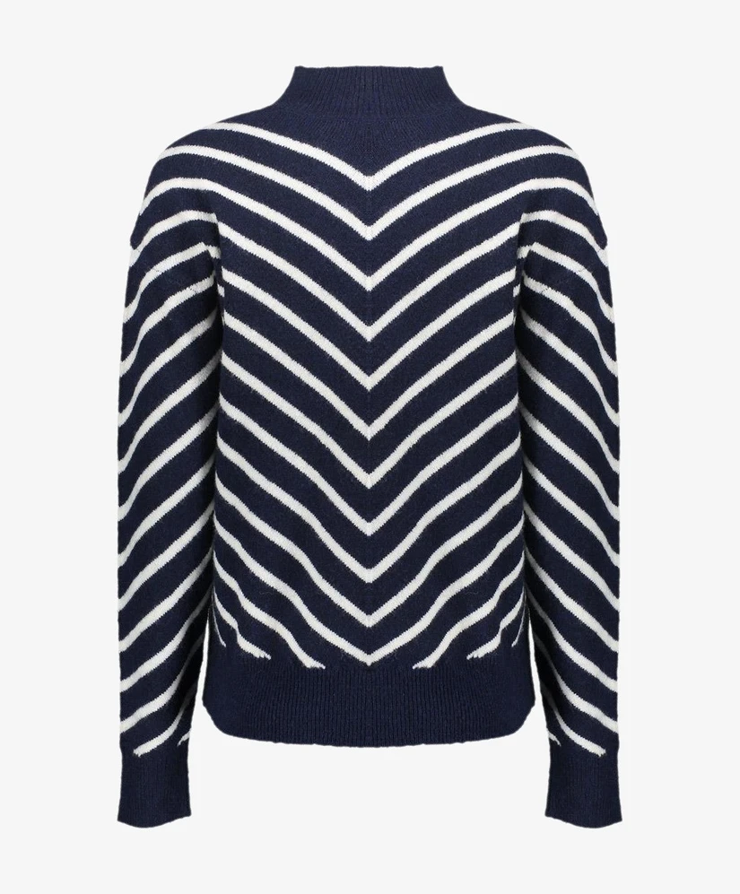 Geisha Trui Stripes Turtleneck