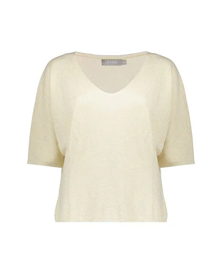 Geisha Trui V-hals Lurex
