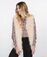 Geisha Vest LM Gilet hairy fake fur