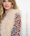 Geisha Vest LM Gilet hairy fake fur