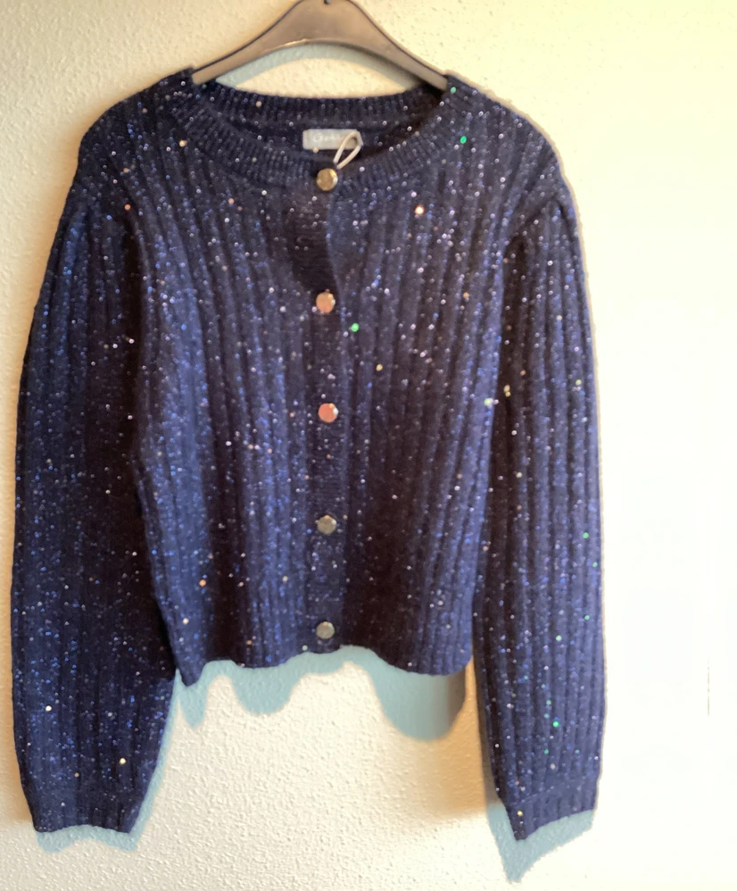 Geisha Vest Lurex Sequinces