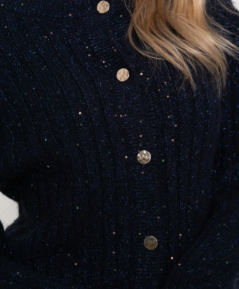 Geisha Vest Lurex Sequinces