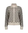 Geisha Vest Zip Striped