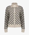 Geisha Vest Zip Striped