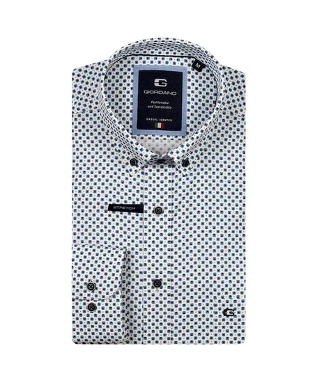 Giordano Overhemd Geometrische Print