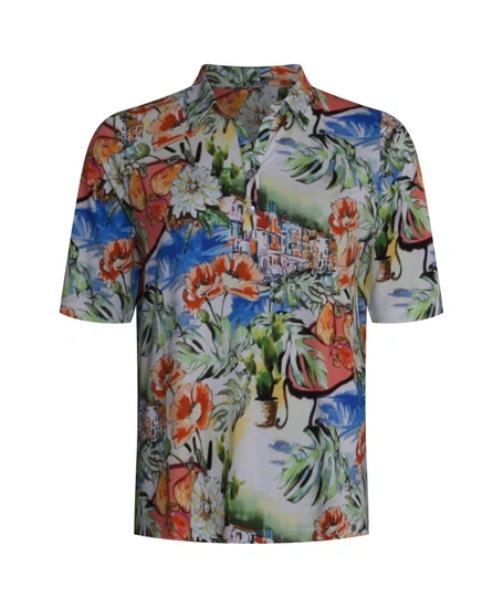 golléhaug Polo Tropical Print