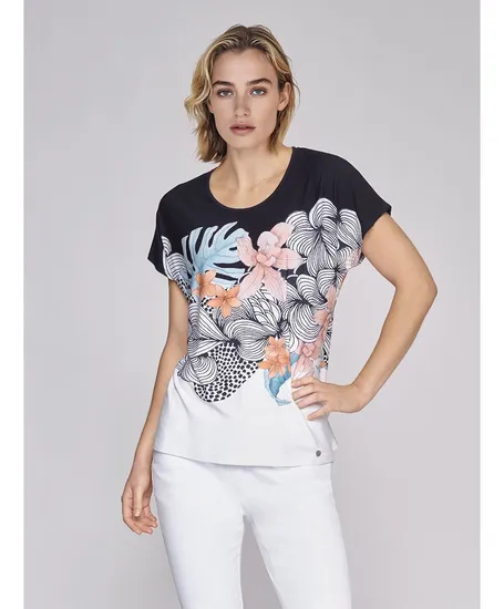 golléhaug T-shirt Bloemen