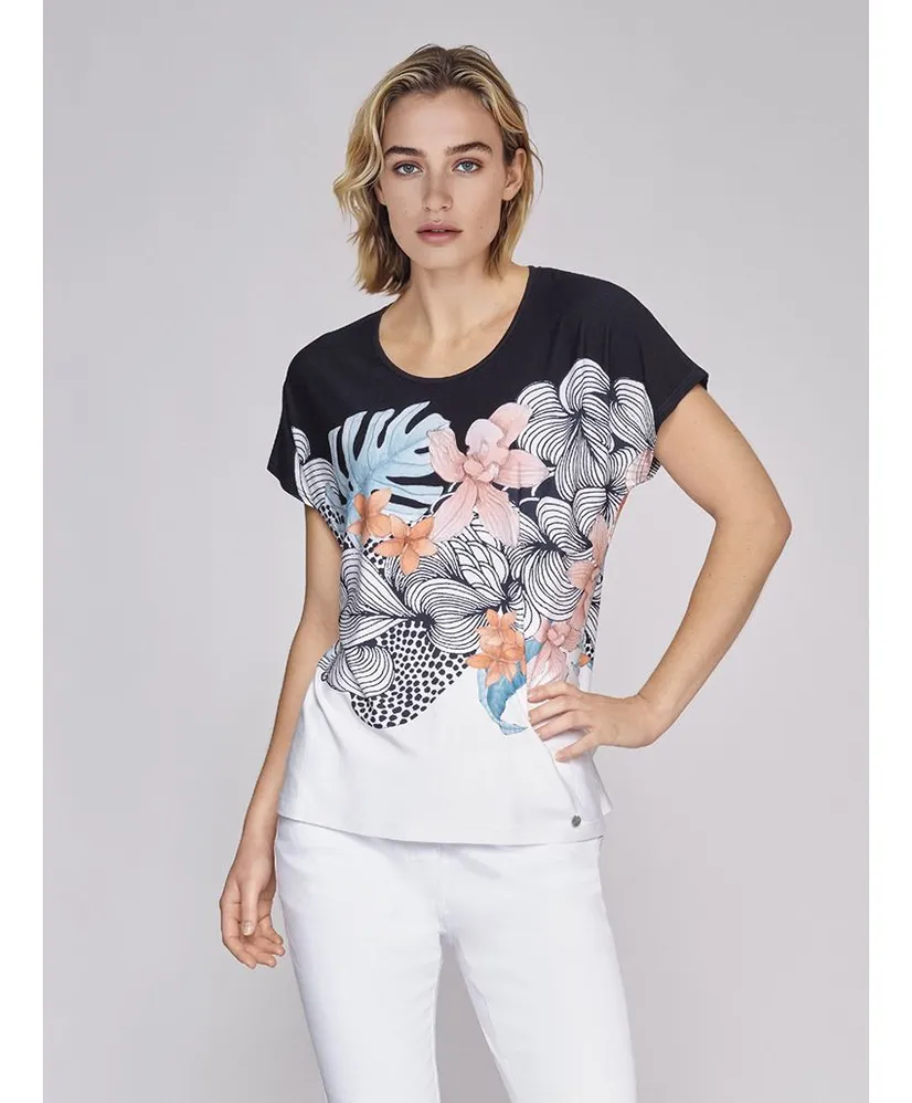golléhaug T-shirt Bloemen