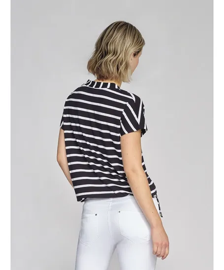 golléhaug T-shirt Gestreept