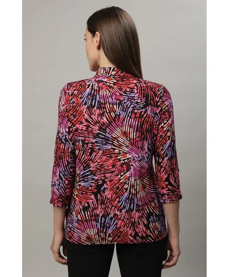 gollehaug T-Shirt Kraag Allover Print