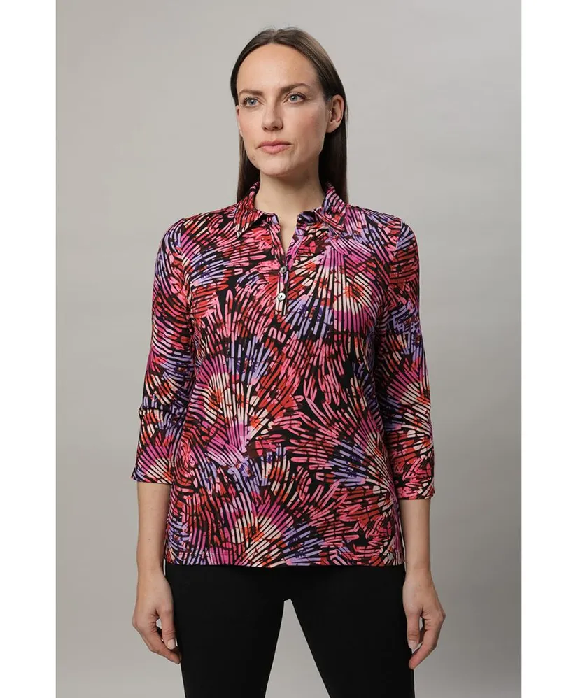 gollehaug T-Shirt Kraag Allover Print