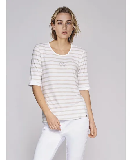 golléhaug T-shirt Strepen