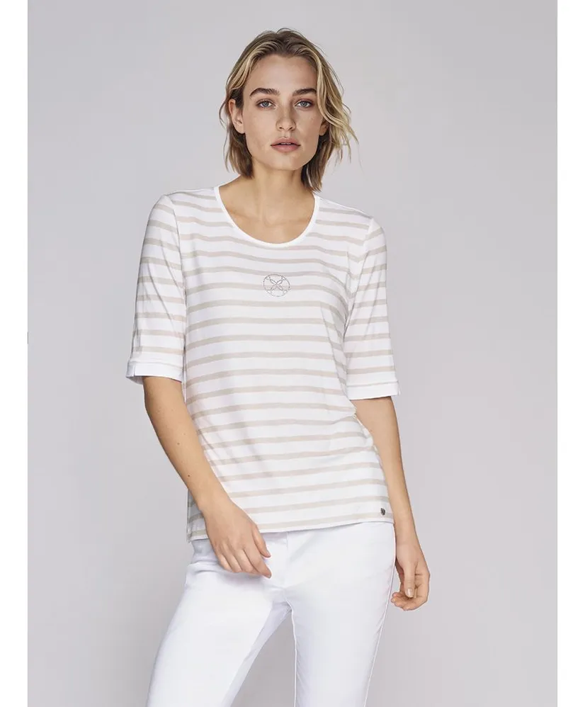 golléhaug T-shirt Strepen