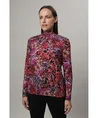 golléhaug Top Turtleneck Allover Print