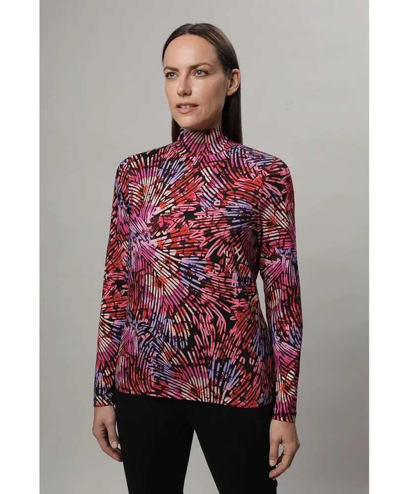 golléhaug Top Turtleneck Allover Print
