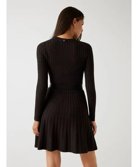GUESS ABITI        ABITO LS CN CABLE BELTED