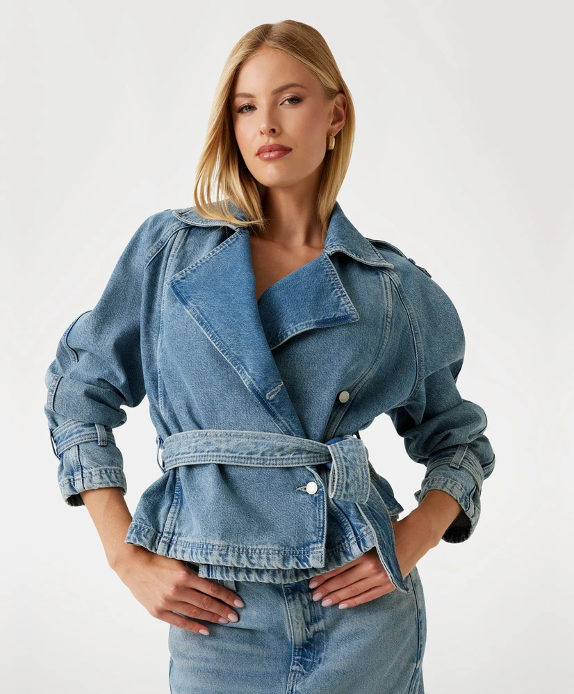 GUESS Biker Spijkerjack Runa