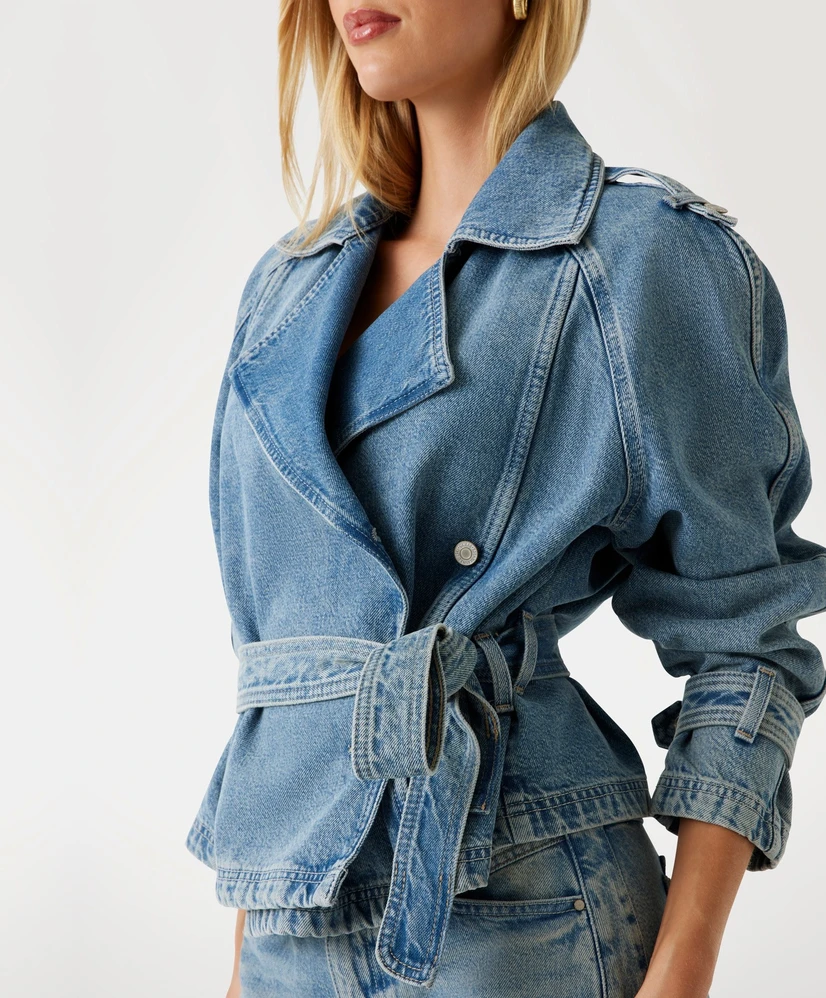 GUESS Biker Spijkerjack Runa