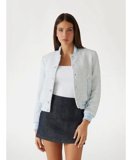 GUESS Bomberjack Gloria Tweed