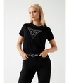 GUESS MAGLIERIA TAGLIATA Graphic t-shirts SS CN K