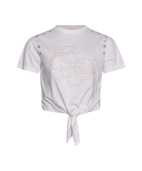 GUESS T-shirt Eyelet Tone On Tone