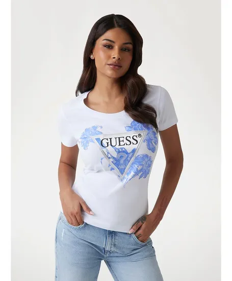 GUESS T-shirt Flower Triangle