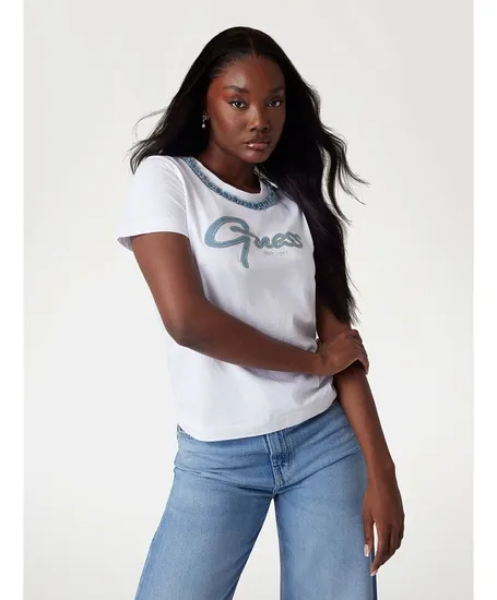 GUESS T-shirt Jeans Chain