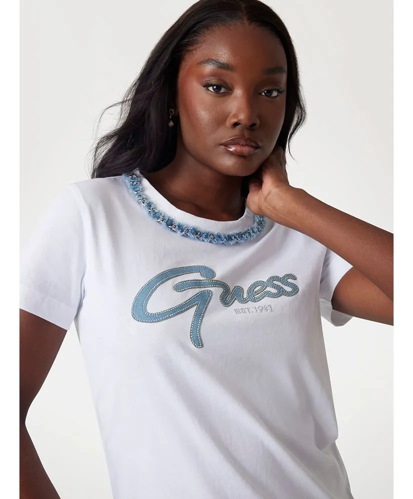 GUESS T-shirt Jeans Chain
