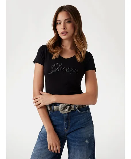 GUESS T-shirt Maglieria Tagliata