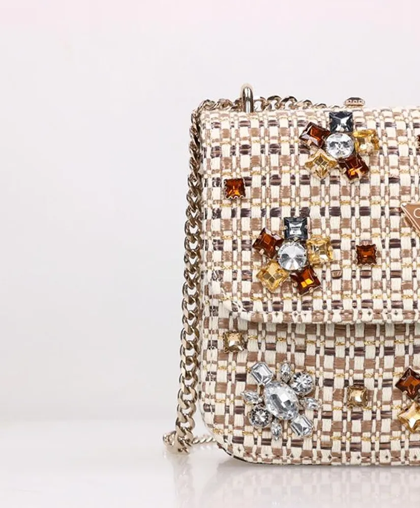 GUESS Tas Woven Crossbody
