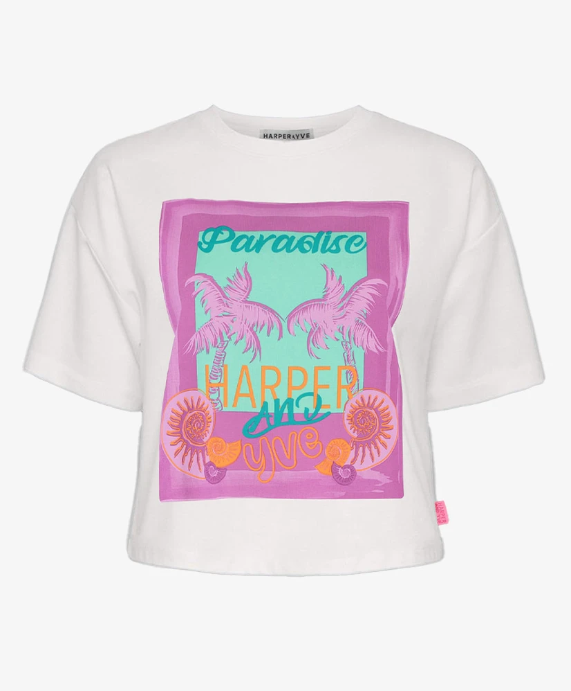 Harper & Yve T-shirt Cropped Paradise