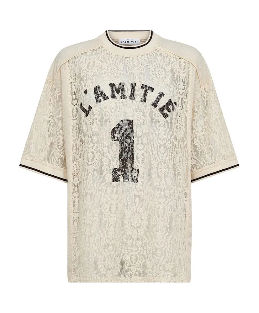 Haute L'Amitié T-shirt Foorball Lace
